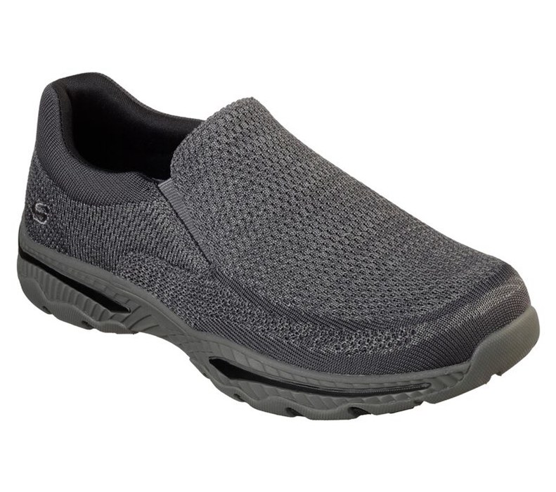 Skechers Herr Grå Slip On - Relaxed Fit: Creston - Barron - Sverige (CNOEY-2087)